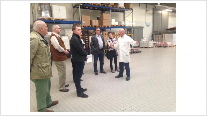 Delegation der Achimer CDU zu Besuch beim Unteernehmen „Stadtbäckerei"